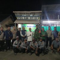 Koramil 0820-02/Wonoasih Menggelar Patroli Bersama Dalam rangka Menjaga Stabilitas Keamanan