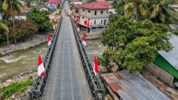 Peresmian 218 Jembatan Oleh Presiden RI Dihadiri Oleh Sejumlah Pejabat Utama Kodam XV/Pattimura secara Daring.