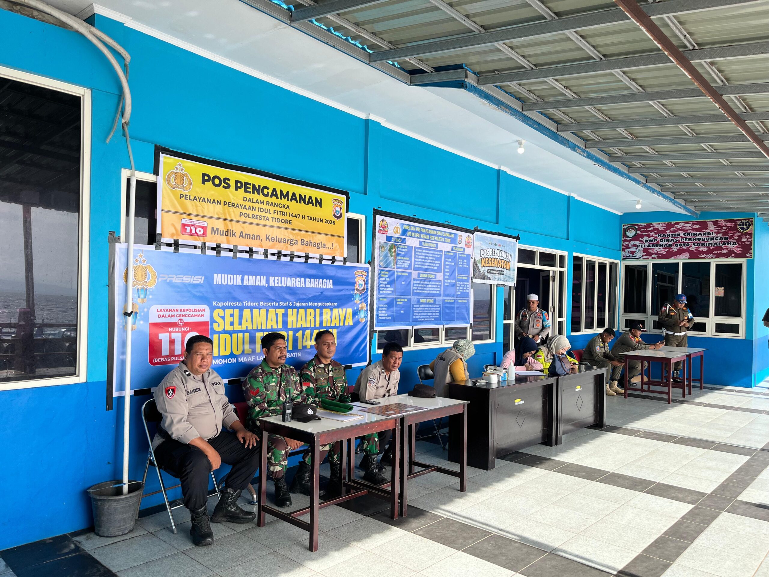 Pastikan Mudik Aman, Personel Kodim 1505/Tidore Disiagakan di Pos Pengamanan Pastikan Mudik Aman, Personel Kodim 1505/Tidore Disiagakan di Pos Pengamanan