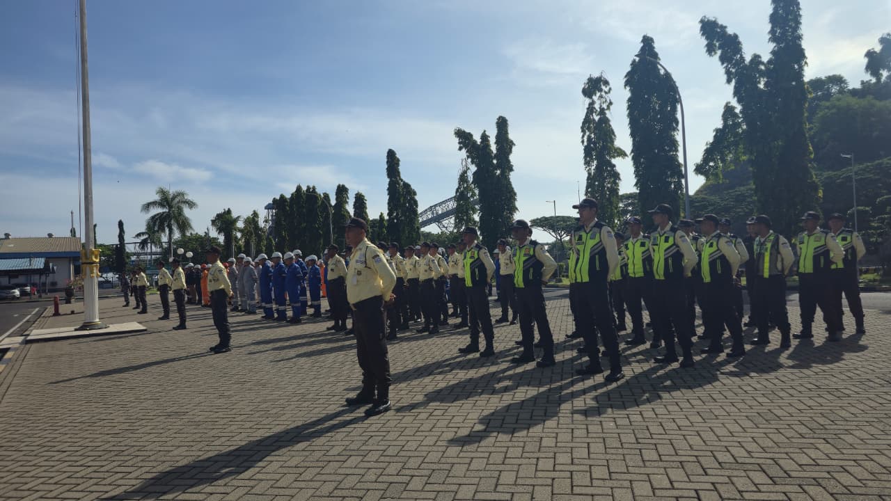 Danramil Paiton Kapten Cke Adi Suwarso, Apel Siaga Kelistrikan Sambut Hari Raya Idhul Fitri