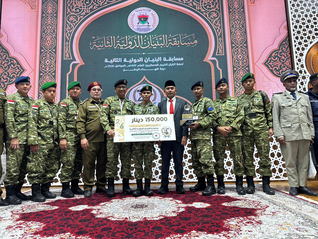 Membanggakan, Prajurit TNI Juara Musabaqoh Hifdzil Qur’an 30 Juz di Libya