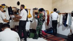 Program Lapas Bersih, Koramil Kraksaan Bersama Sejumlah Pihak Razia Lapas Kraksaan