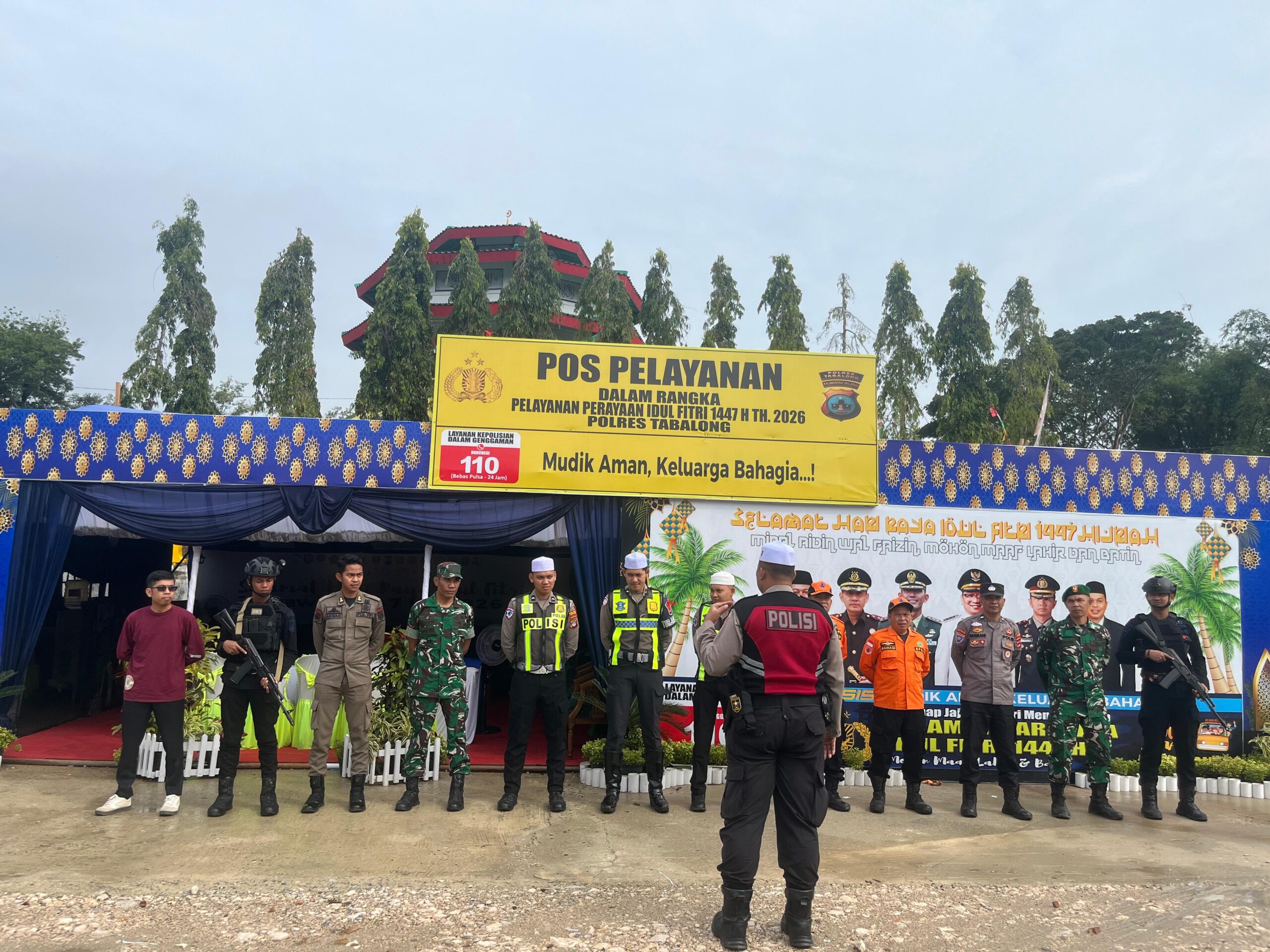 Sinergi TNI-Polri dan Instansi Terkait Amankan Mudik Lebaran 1447 H di Tabalong