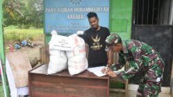 Pererat Silaturahmi, Kodim 1002/HST Bagikan Zakat Fitrah ke Warga dan Panti