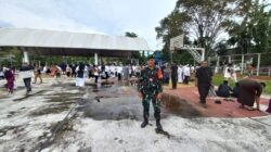 Babinsa Koramil Barabai Turun Langsung Amankan Sholat Idul Fitri 1447 H