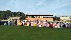 Kodim Probolinggo Melalui Danpos Mayangan Mengawal Dan Mengamankan Pelaksanaan Sholat Idul Fitri Warga Muhammadiyah