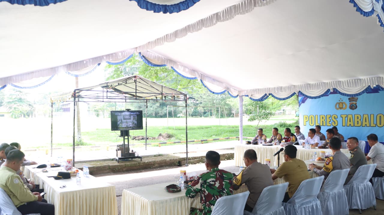 Pasiops Kodim 1008/Tabalong Hadiri Zoom Meeting Anev Kapolri, Perkuat Sinergi Pengamanan Idul Fitri 1447 H