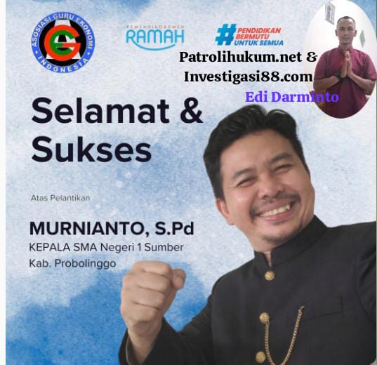 Dilantik Pimpin SMA Negeri 1 Sumber, Murnianto Dapat Sorotan dan Dukungan Media Dilantik Pimpin SMA Negeri 1 Sumber, Murnianto Dapat Sorotan dan Dukungan Media