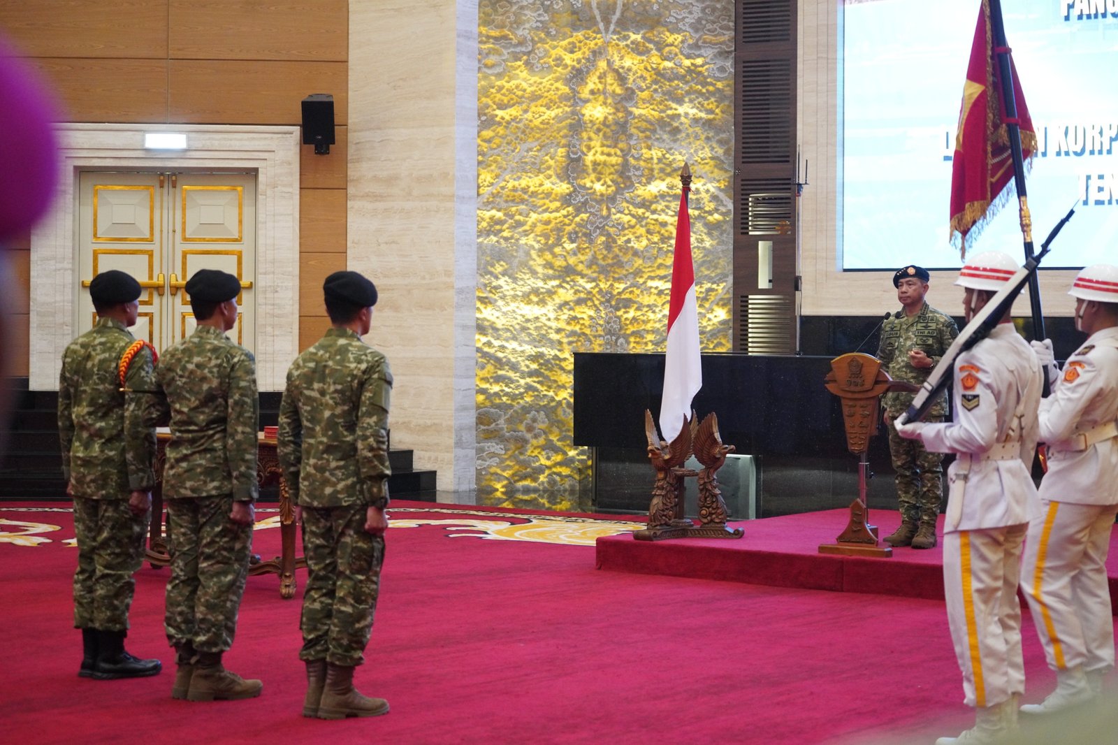 Panglima TNI Pimpin Sertijab, Pelantikan Kaster TNI dan Terima Laporan Korps Kenaikan Pangkat Pati TNI Panglima TNI Pimpin Sertijab, Pelantikan Kaster TNI dan Terima Laporan Korps Kenaikan Pangkat Pati TNI