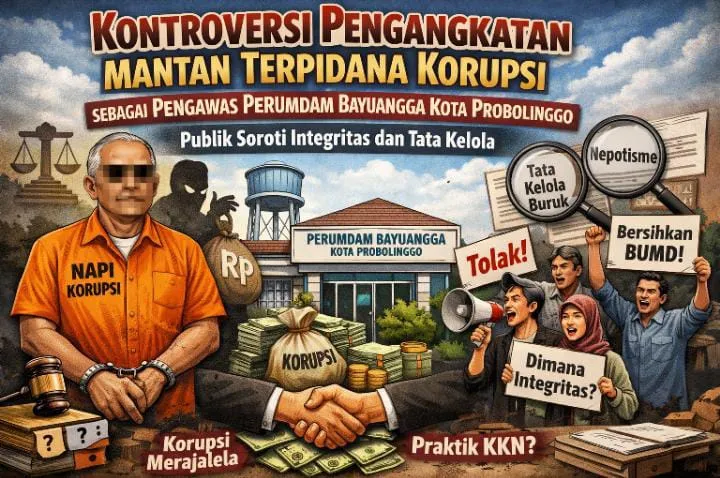 Pengangkatan Pengawas Perumdam Bayuangga Jadi Ujian Komitmen Antikorupsi Pemkot Probolinggo