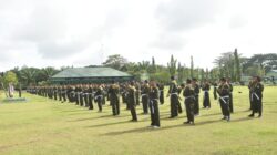Latih Ketangguhan, Kodim 1002/HST Gelar Uji Kenaikan Sabuk Bela Diri Militer
