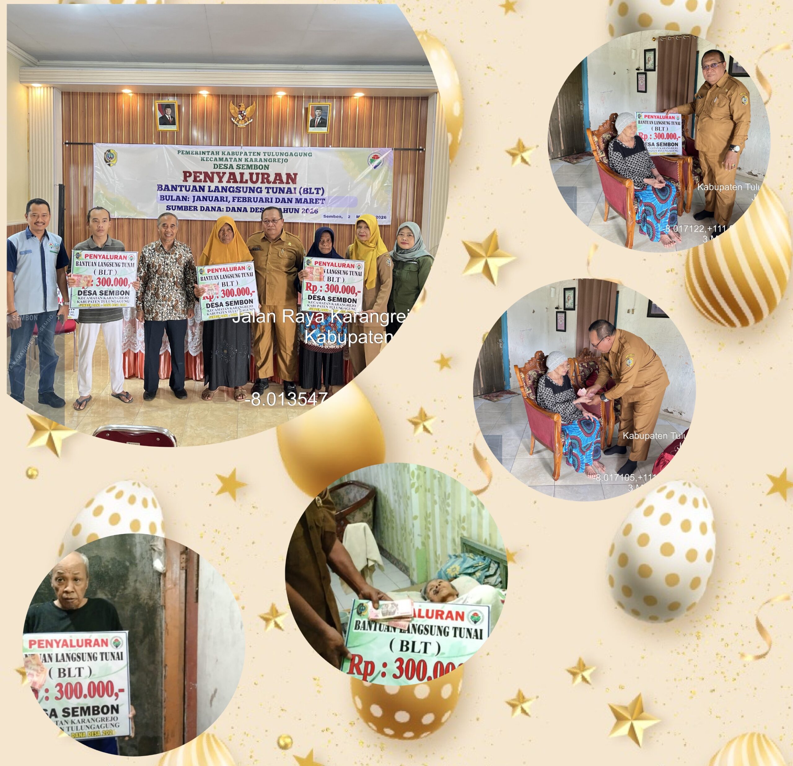 Pemdes Sembon Salurkan BLT Triwulan, Kades Antar Langsung ke Rumah Warga Sakit Pemdes Sembon Salurkan BLT Triwulan, Kades Antar Langsung ke Rumah Warga Sakit