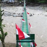 Kasad Launching 11 Jembatan Gantung di Aceh, Bagian dari 218 Jembatan yang Rampung Dibangun TNI