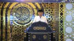 Umat Muslim Lanud Sultan Hasanuddin Laksanakan Sholat Idul Fitri di Masjid Nurussamawat