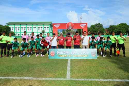 Resmi Dibuka, Dandim Cup I 2026 Jadi Ajang Silaturahmi dan Sportivitas
