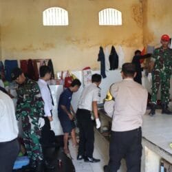 Program Lapas Bersih, Koramil Kraksaan Bersama Sejumah Pihak Razia Lapas Kraksaan