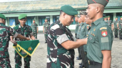 Dandim 1002/HST Pimpin Tradisi Korps Raport, Tegaskan Nilai Sapta Marga