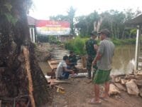 TNI Hadir di Tengah Rakyat, Jembatan Garuda Dibangun Secara Gotong Royong