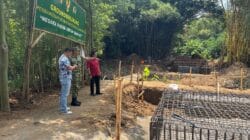 Pastikan Pembangunan Sesuai Standar, Dandim Tulungagung Tinjau Jembatan Perintis Garuda