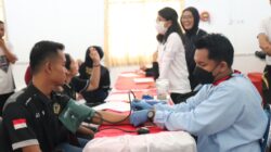 Petugas Rutan Kraksaan Gelar Donor Darah Peringati Hari Bhakti Pemasyarakatan