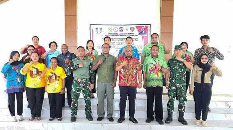 Personel Kodim 1710/Mimika Berpartisipasi Aktif dalam Seleksi Paskibraka 2026