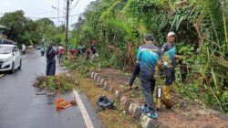 Koramil 1008-06/Banua Lawas–Pugaan Bersinergi Gelar Karya Bhakti Pembersihan Lingkungan