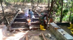 Kekompakan Satgas Dorong Progres Signifikan Pembangunan Jembatan Perintis Garuda