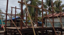 TMMD Ke-128 Kodim 1710/Mimika Gunakan Kayu Besi Berkualitas untuk Bangun Rumah Layak Huni di Kampung Keakwa