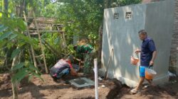 TMMD ke-128 Bangun Sanitasi untuk Warga Desa Brabe, Tingkatkan Kesehatan Lingkungan