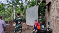 Pembangunan Sanitasi Milik Holifah di Dusun Ledok, Brabe Capai 80 Persen, TMMD Ke-128 Tingkatkan Kesehatan Warga