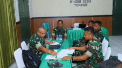 Pastikan Tertib Administrasi, Tim Wasrik Itdam XV/Pattimura Kunjungi Kodim 1505/Tidore