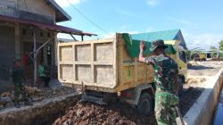 SEMANGAT LUAR BIASA SATGAS TMMD KE-128 KODIM 0908/BONTANG