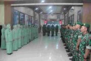 Pimpin Sertijab Danramil dan Perwira Staf, Dandim 0808/Blitar Tekankan Optimalisasi Kinerja Satuan