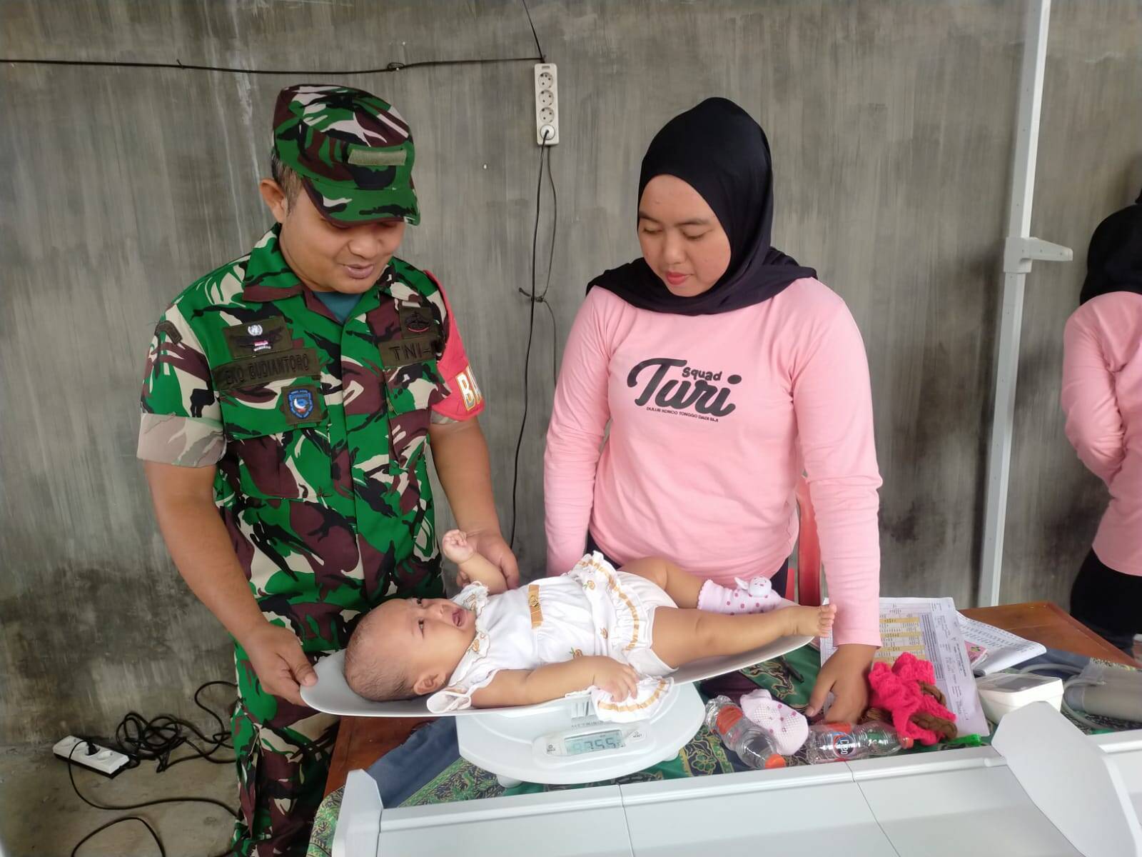Sinergi Babinsa Dan Nakes Kelurahan Turi Kejar Target Posyandu Stunting Di Kota Blitar