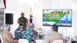 Dandim 0808/Blitar Dampingi Pangdam V/Brw Kunjungi Lokasi Brigif/Yonif TP Di Kesamben