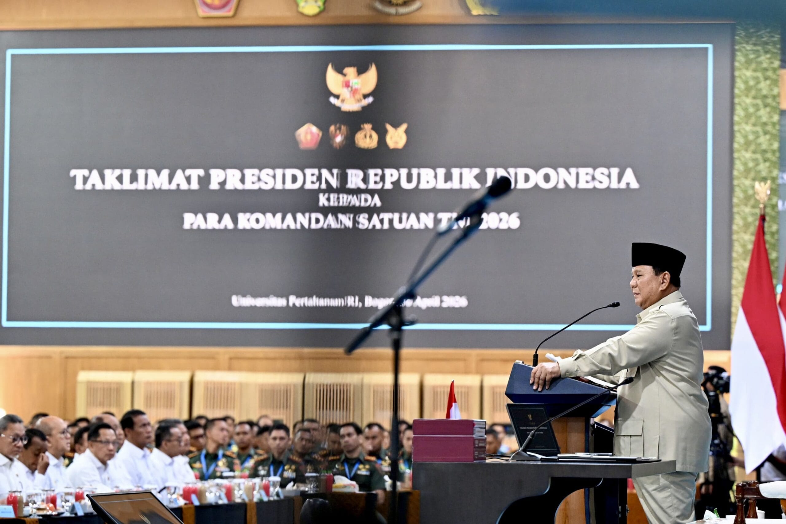 Danlanud Sultan Hasanuddin Hadiri Taklimat Presiden Republik Indonesia