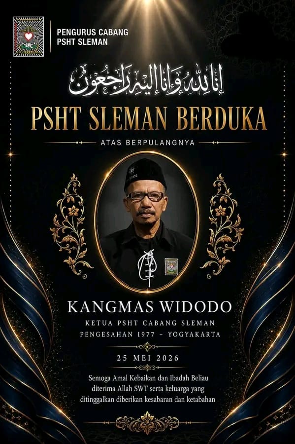 Selamat Jalan Kang Mas Widodo, Pengayom PSHT Sleman yang Tinggalkan Jejak Keteladanan