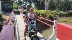 Warga Desa Paya Mulai Nikmati Jembatan Garuda Meski Belum Selesai