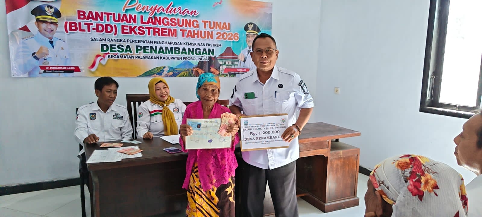 Pemdes Penambangan Salurkan BLT-DD Ekstrem kepada 10 KPM ‎Anggaran Tahun 2026