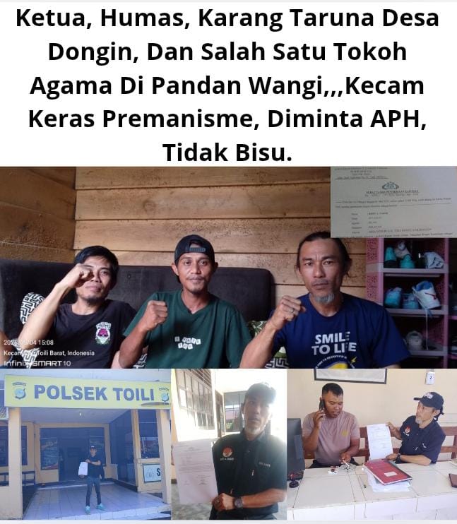 Diminta Bapak Kapolri Evaluasi Kinerja Jajaran Polda Sulteng Polres Banggai, Laporan Dugaan Ancaman Sajam Oknum Pemilik Cafe Di Abaikan.