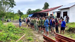Awali Tugas dengan Apel Pagi, Satgas TMMD ke-128 Kodim 1801/Manokwari Siap Kerja Maksimal