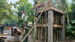 Progres Pembangunan Tower Tandon SPAM TMMD ke-128 Masuki Tahap Pengecoran Lantai Dasar