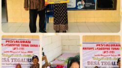 Pemdes Tegalrejo Salurkan BLT DD kepada 7 KPM, Bantuan Diantar Langsung ke Rumah Warga Sakit