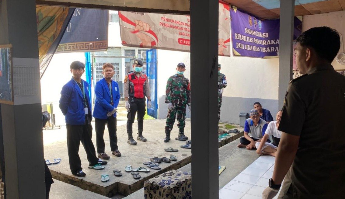 Kodim 1002/HST Ambil Bagian dalam Razia Gabungan di Rutan Barabai