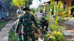 RTLH Ibu Srihayati Tuntas 100 Persen, Satgas TMMD Ke-128 Gelar Pembersihan Lingkungan Sekitar Rumah