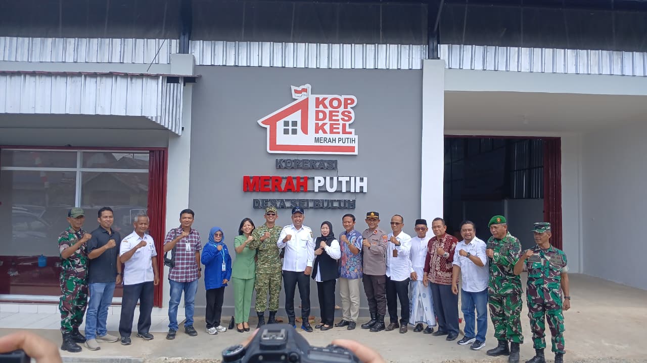 Kodim 1008/Tabalong Launching Koperasi Desa/Kelurahan Merah Putih