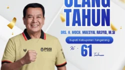 Ketua Askab PSSI Kabupaten Tangerang Beri Ucapan HUT ke-61 Bupati Maesyal Rasyid