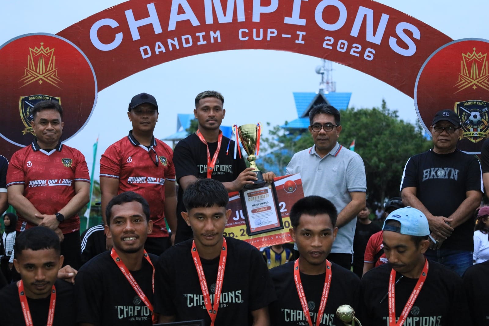 Dandim Cup-I 2026 Resmi Ditutup, Wakil Wali Kota Tidore Apresiasi Kodim 1505/Tidore