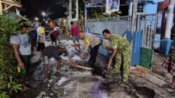 Pererat Kebersamaan, Satgas Kerjabakti Bersama Masyarakat Desa Brabe Pererat Kebersamaan, Satgas Kerjabakti Bersama Masyarakat Desa Brabe