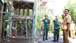 Tim Wasev Sterad TNI Tinjau Sejumlah Titik Pembangunan TMMD Ke-128 di Desa Brabe